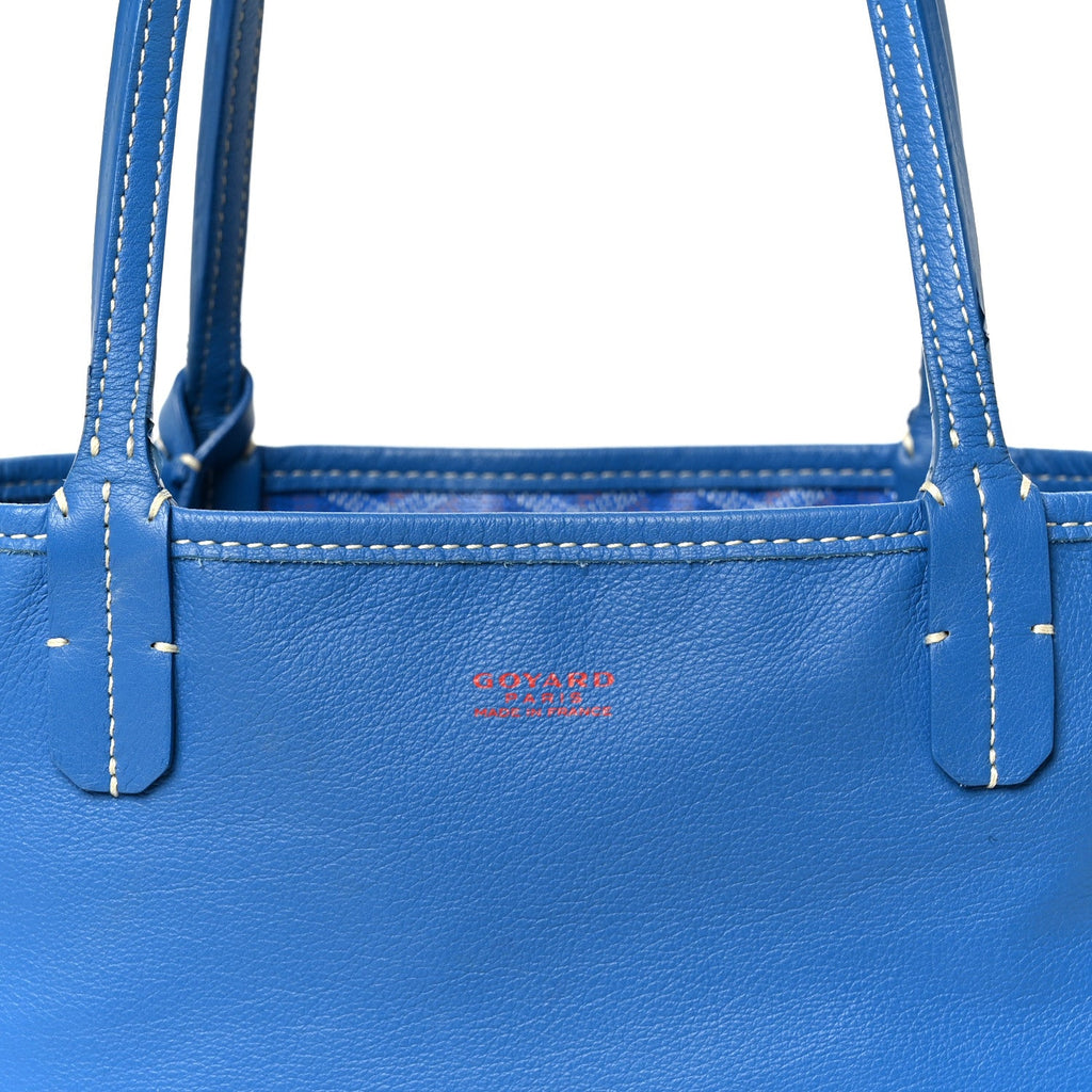 Goyardine Reversible Mini Anjou Sky Blue