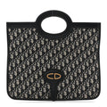 Oblique Fold Over Clutch Blue