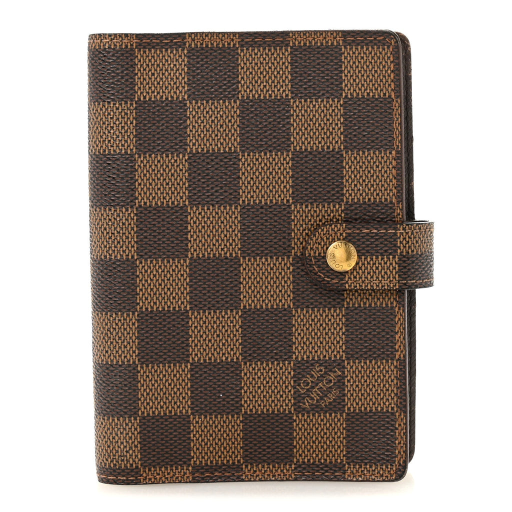 Damier Ebene Small Ring Agenda Cover