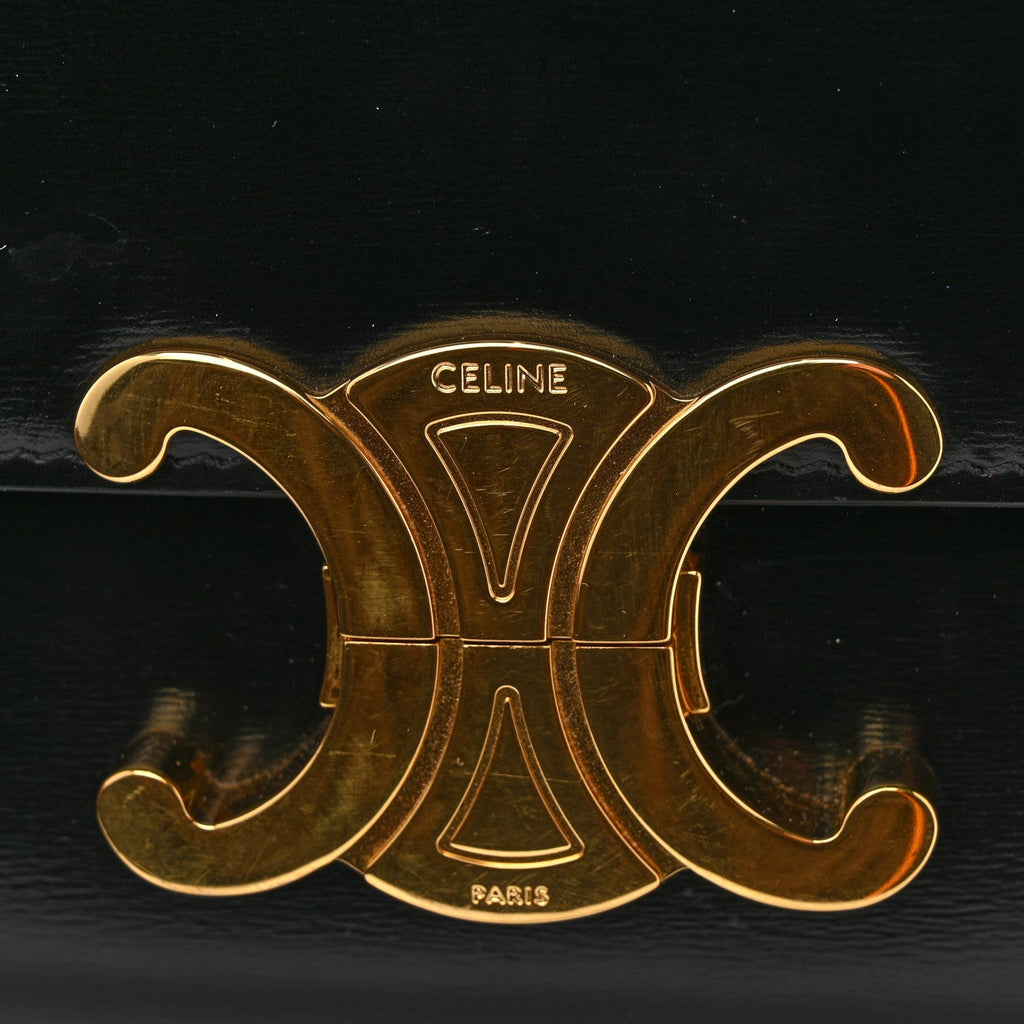 Shiny Calfskin Teen Triomphe Black