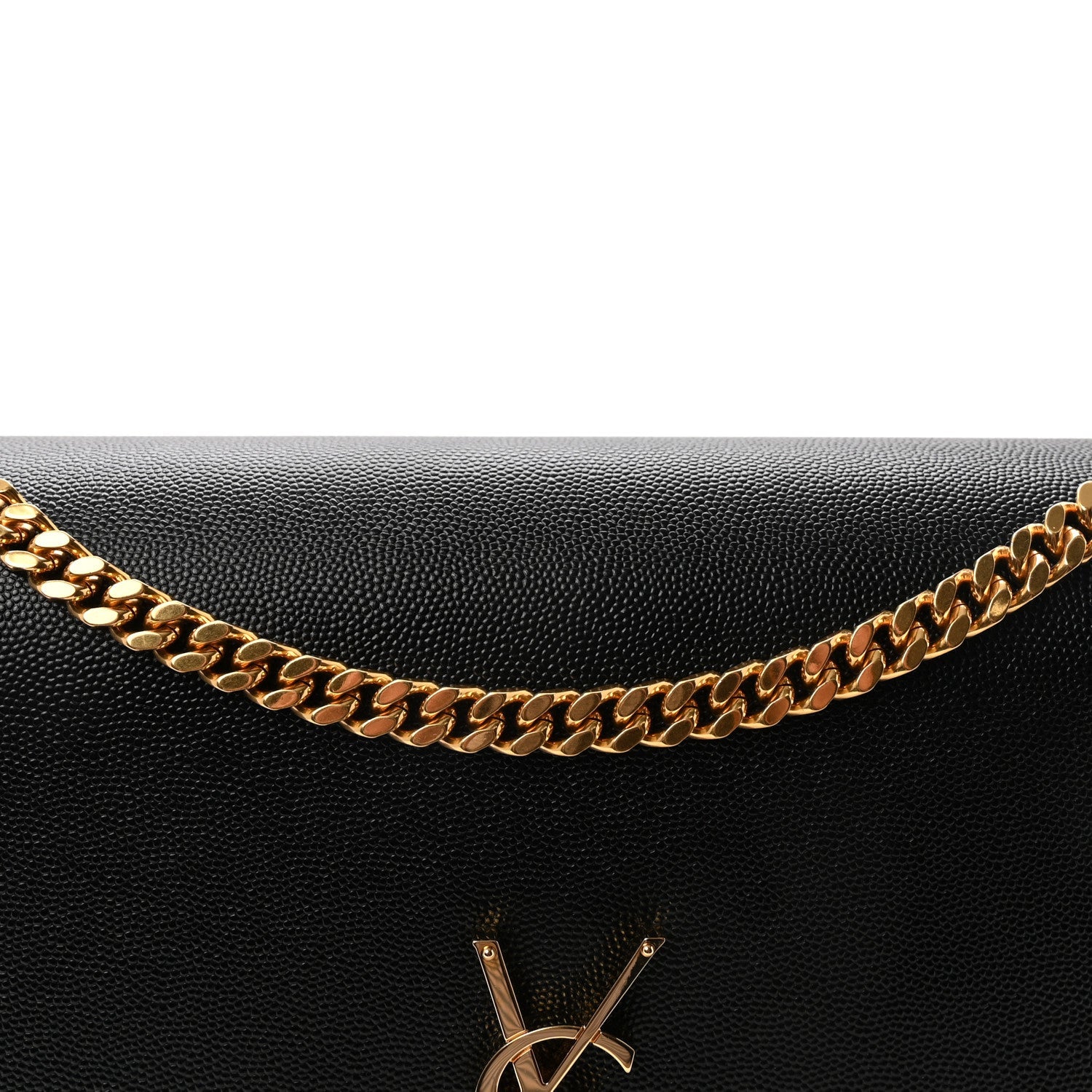 Grain De Poudre Large Classic Monogram Kate Satchel Black