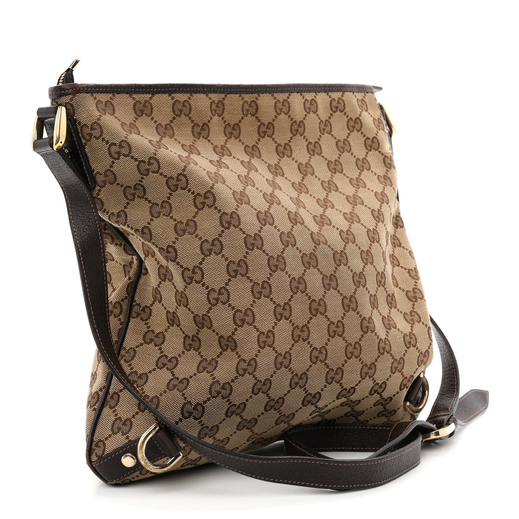Monogram Abbey Messenger Bag Dark Brown