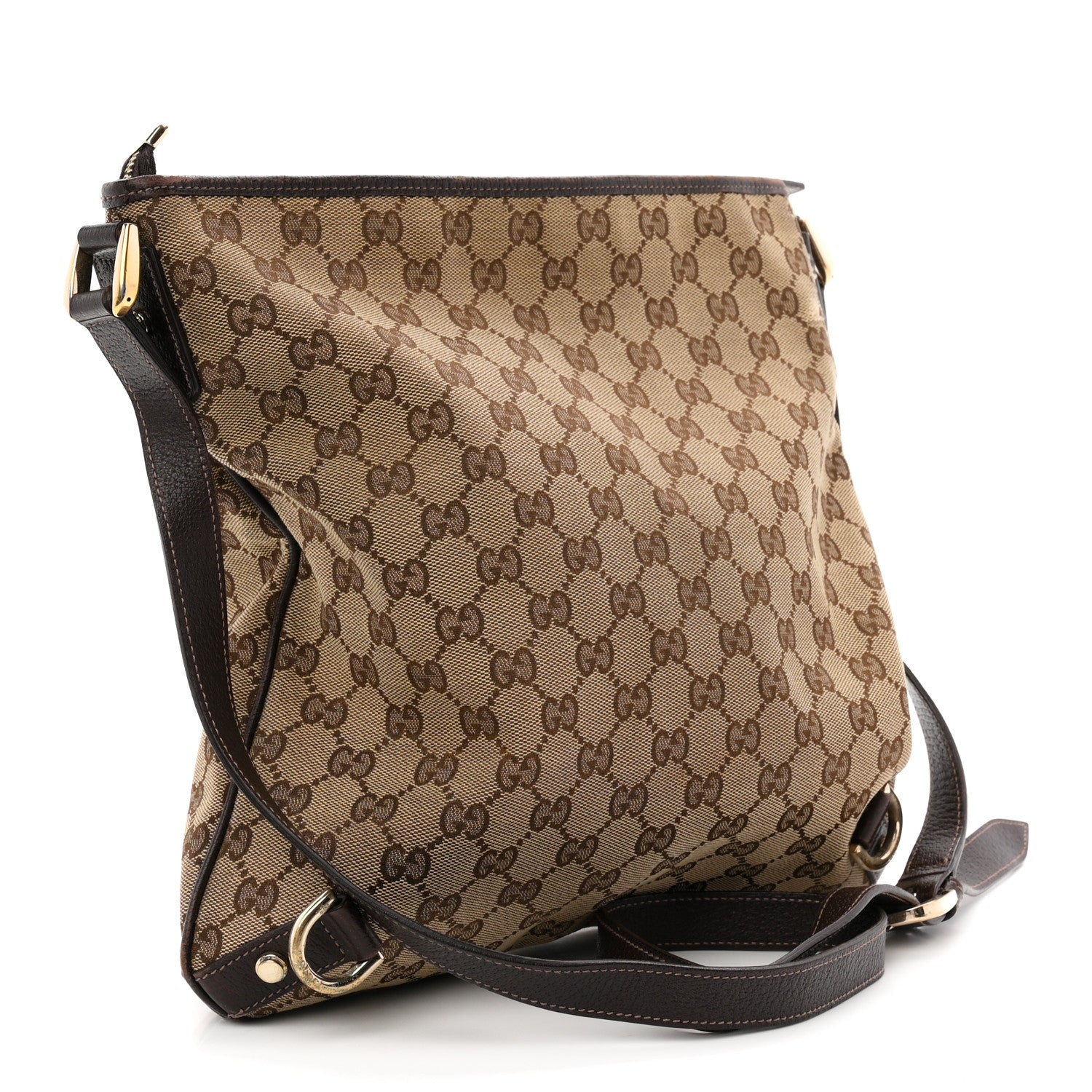 Monogram Abbey Messenger Bag Dark Brown