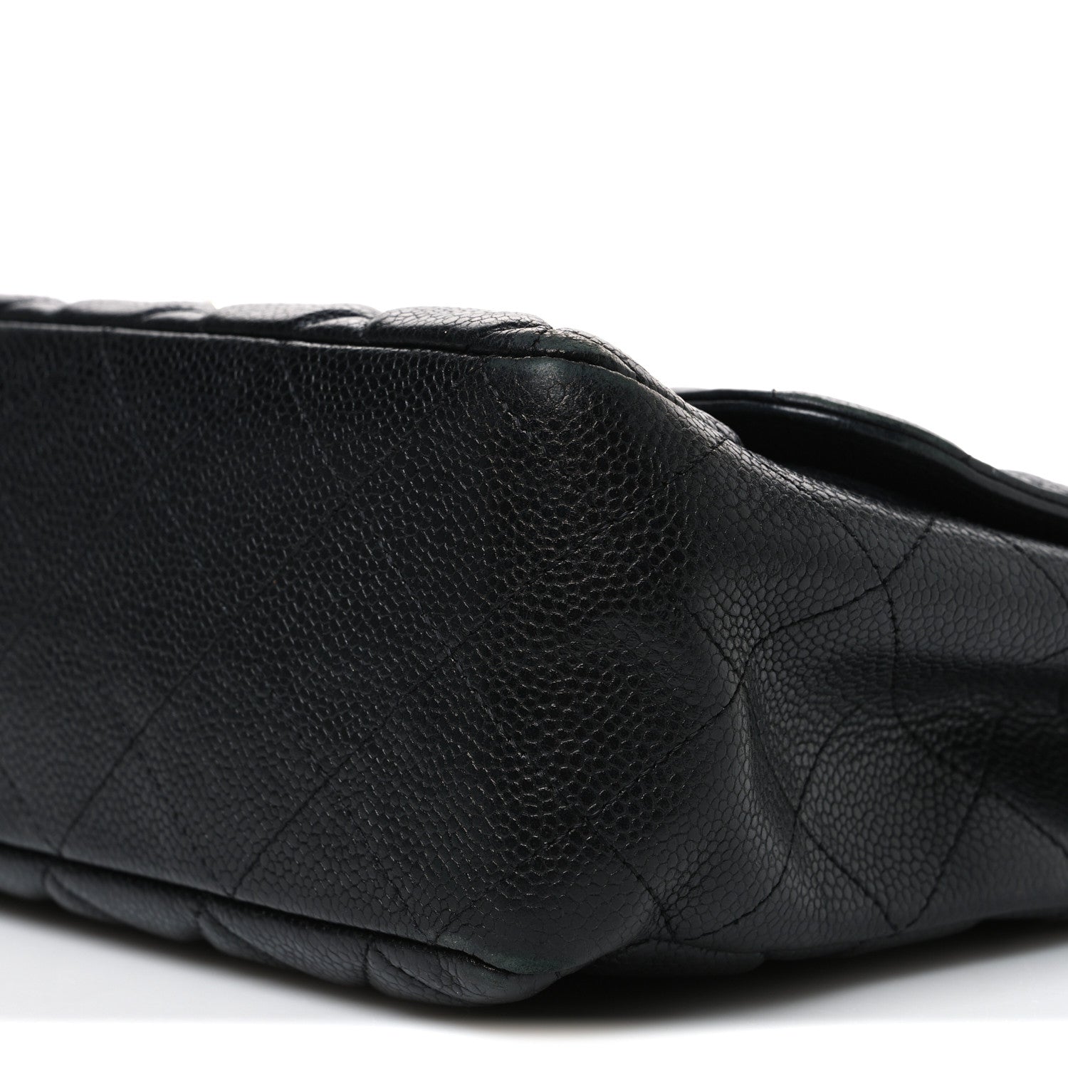 Caviar Quilted Jumbo Single Flap Black