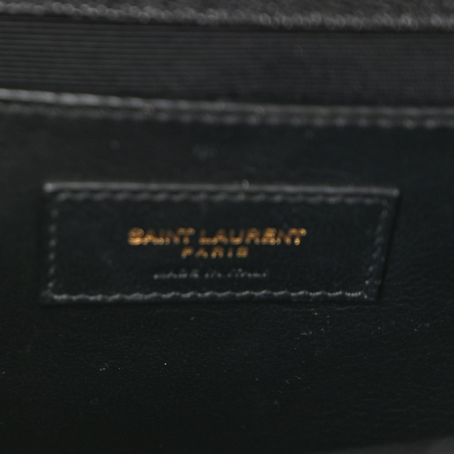 Grain De Poudre Textured Mixed Matelasse Triquilt Medium Monogram Satchel Black