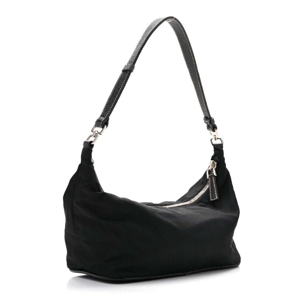 Tessuto Nylon Pochette Bag Black