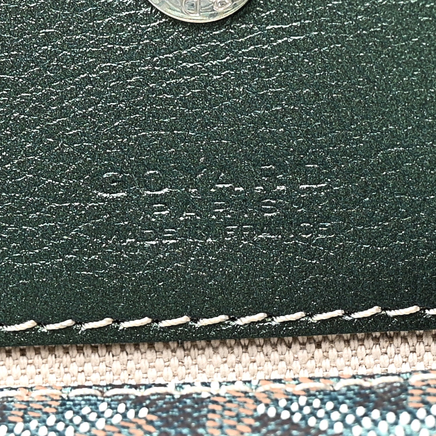 Iridescent Goyardine Saint Louis PM Pearly Green