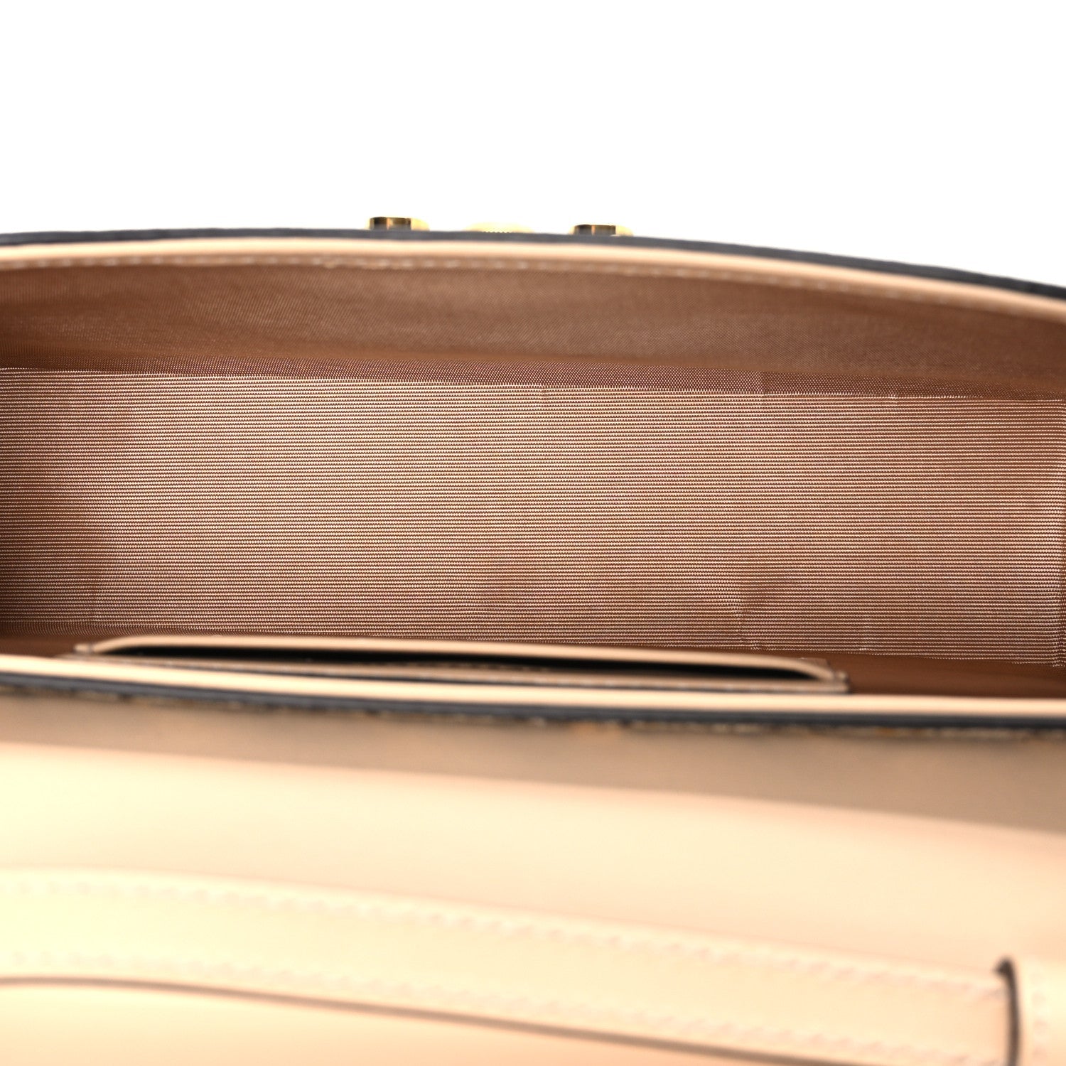 GG Supreme Monogram Calfskin Horsebit Print Mini Padlock Top Handle Shoulder Bag Beige Ebony Light Pink