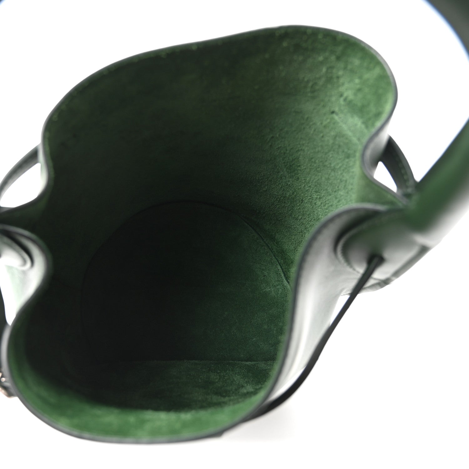 Smooth Calfskin Nano Big Bag Bucket  Forest