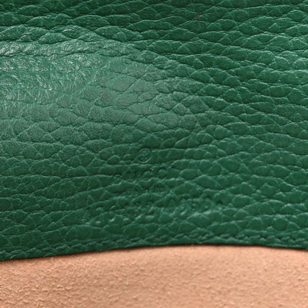 Dollar Calfskin Crystal Super Mini Dionysus Shoulder Bag Emerald