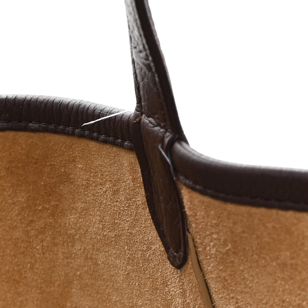 Grained Calfskin Medium N/S Park Tote Acajou