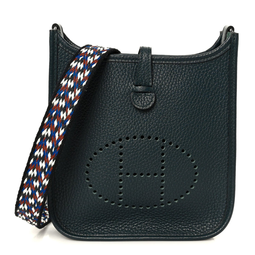Taurillon Clemence Zigzag Evelyne TPM Vert Cypress Black Deep Bleu