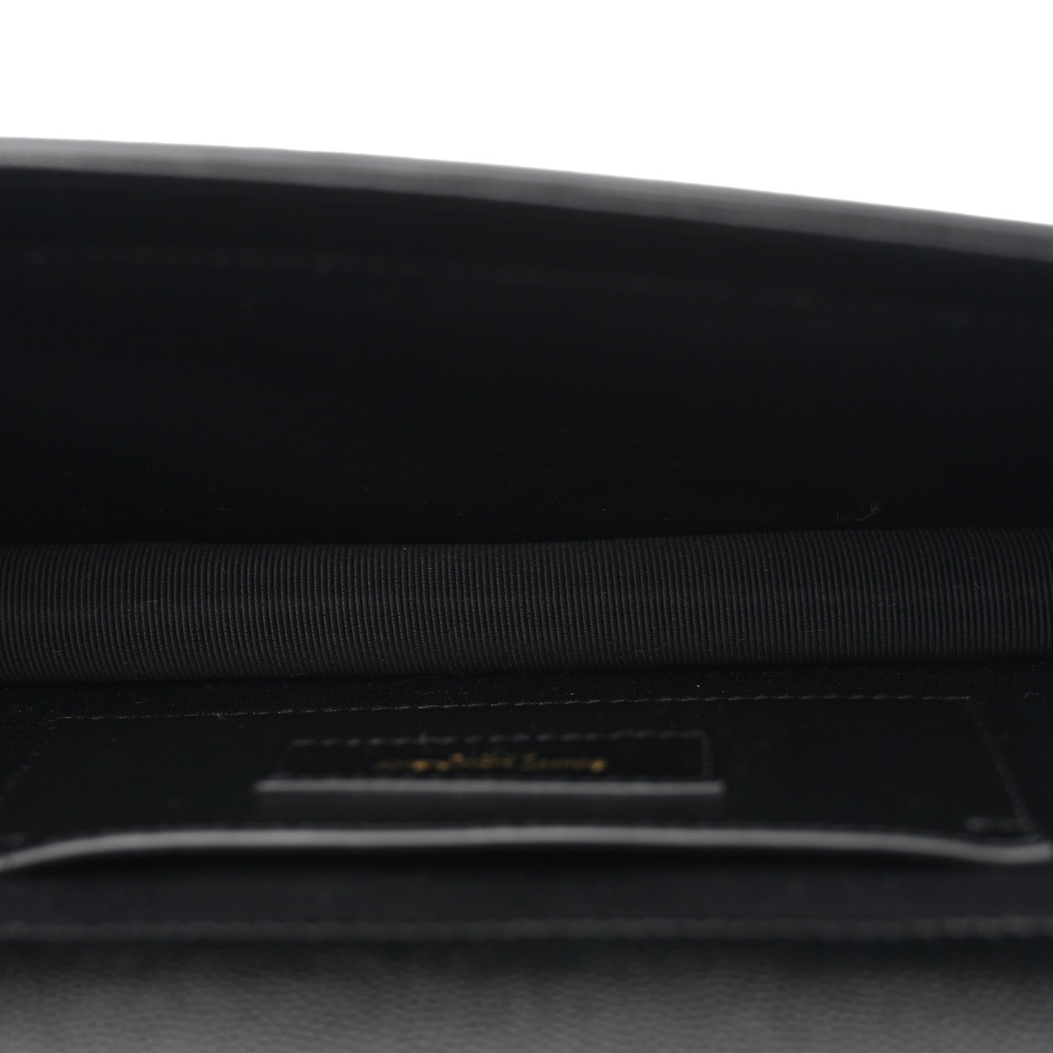 Grain De Poudre Classic Monogram Kate Clutch Black
