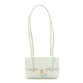 Shiny Caviar Mini Preppy Coco Shoulder Bag Light Blue