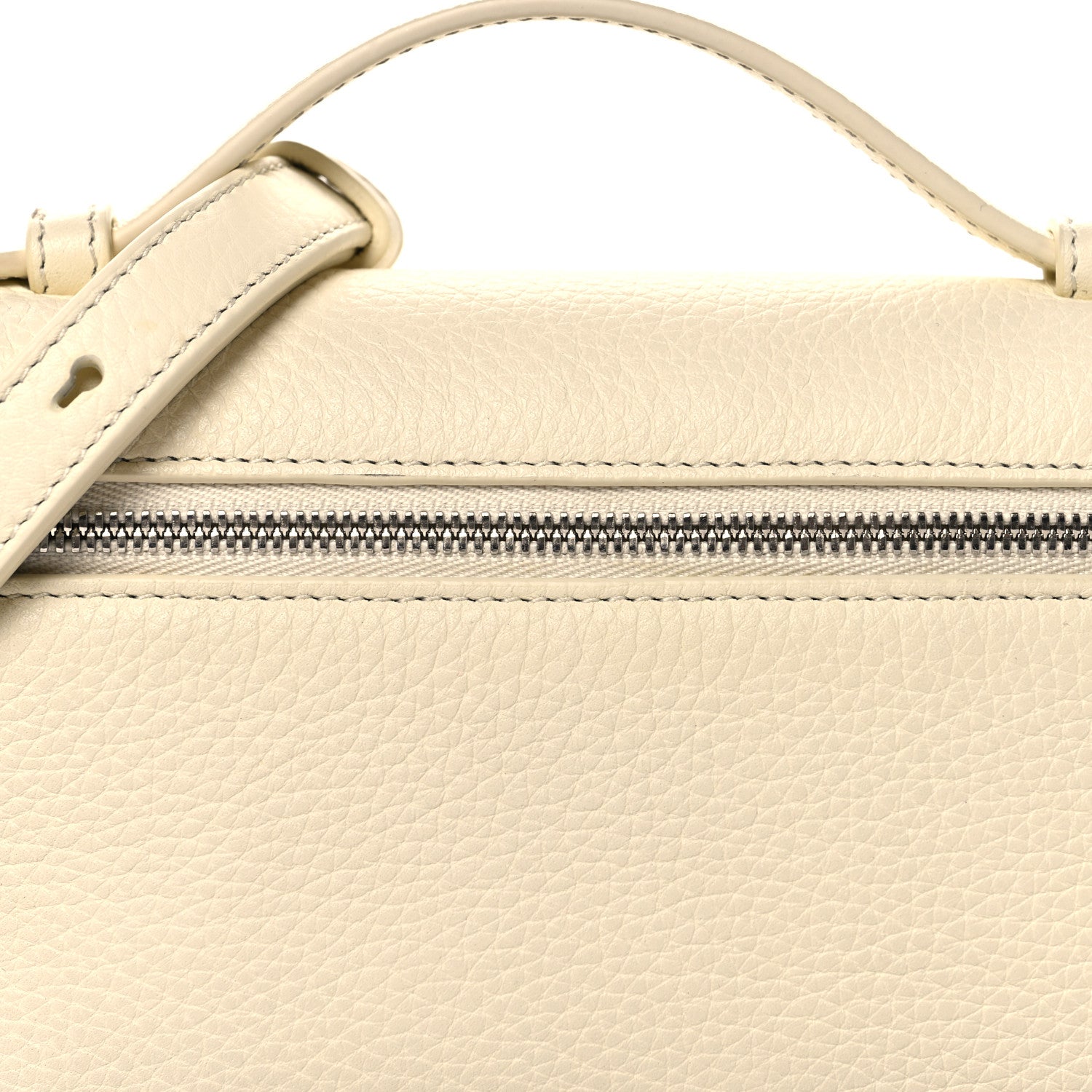 Tender Calfskin L19 Extra Pocket Pouch Whisper White