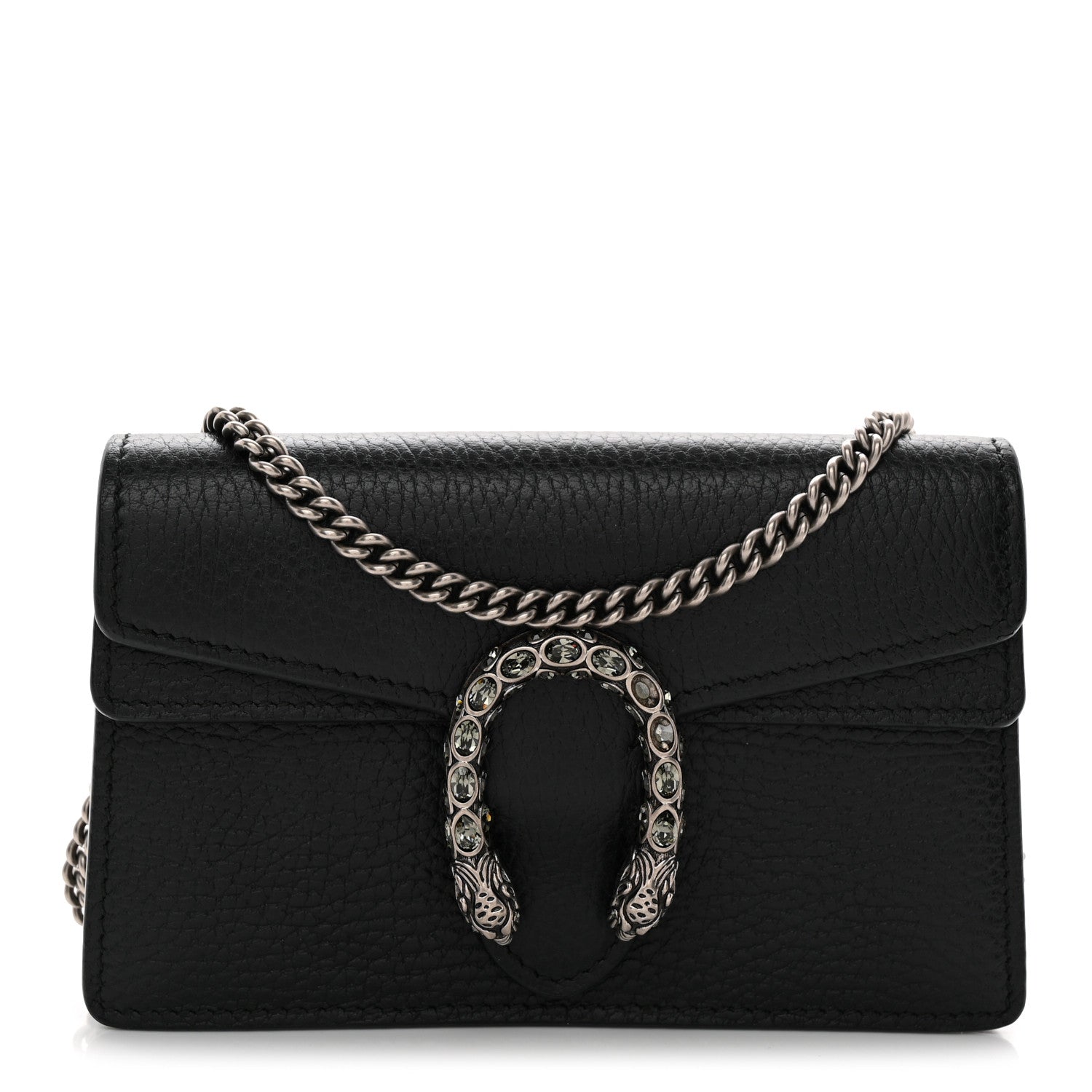 Calfskin Super Mini Dionysus Shoulder Bag Black