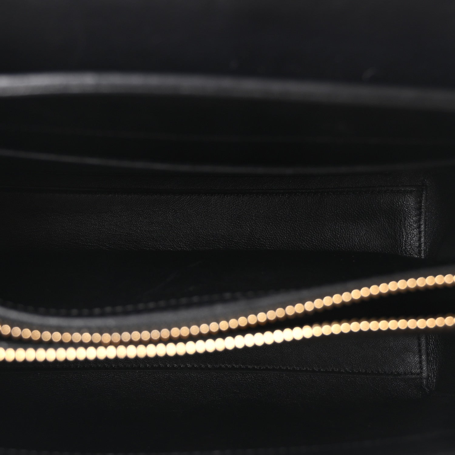 Satinated Calfskin Small 16 Top Handle Bag Black