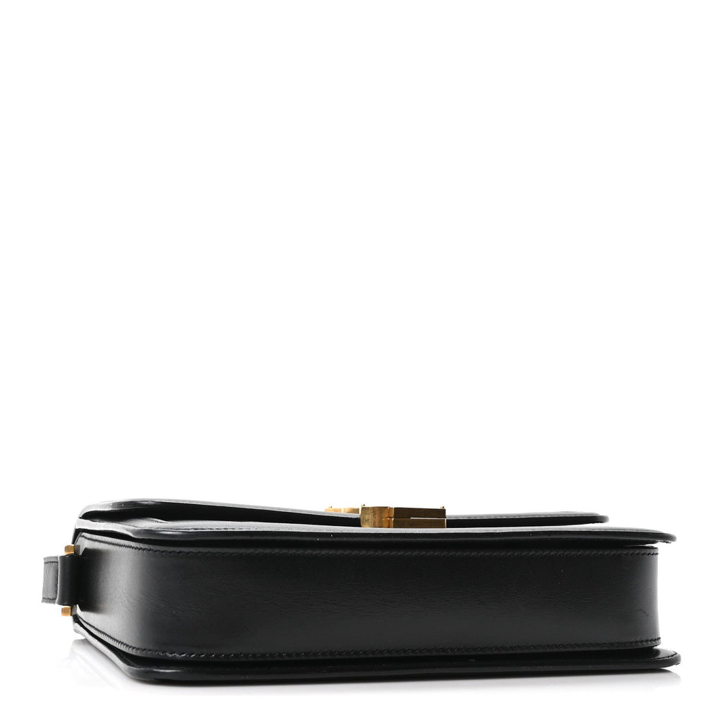 Box Calfskin Monogram Medium Solferino Satchel Black