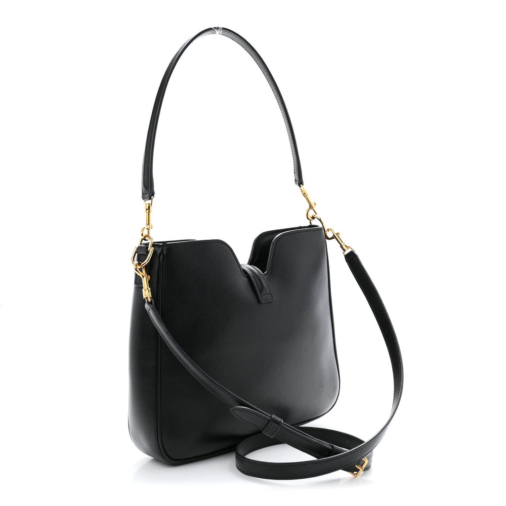 Smooth Calfskin Small Camille 16 Soft Bag Black