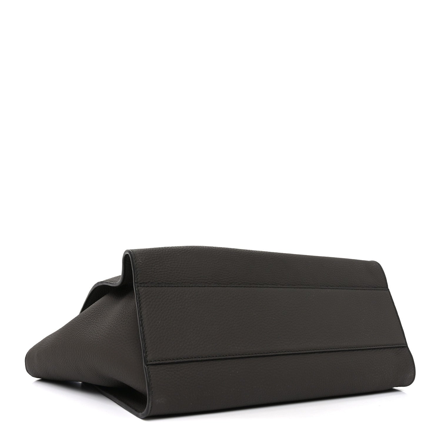 Matte Grained Calfskin Marlo 14 Mid Grey
