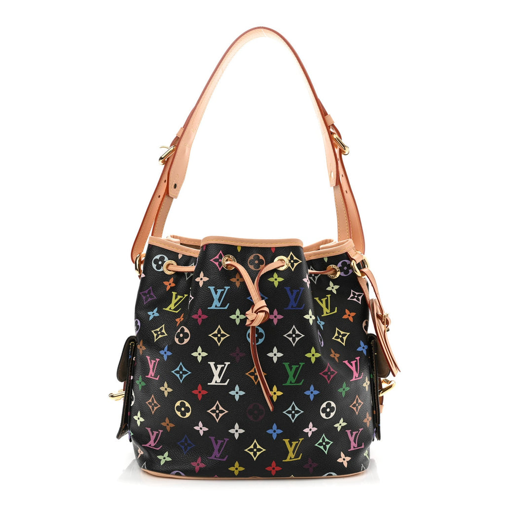 Monogram Multicolor Petit Noe Black