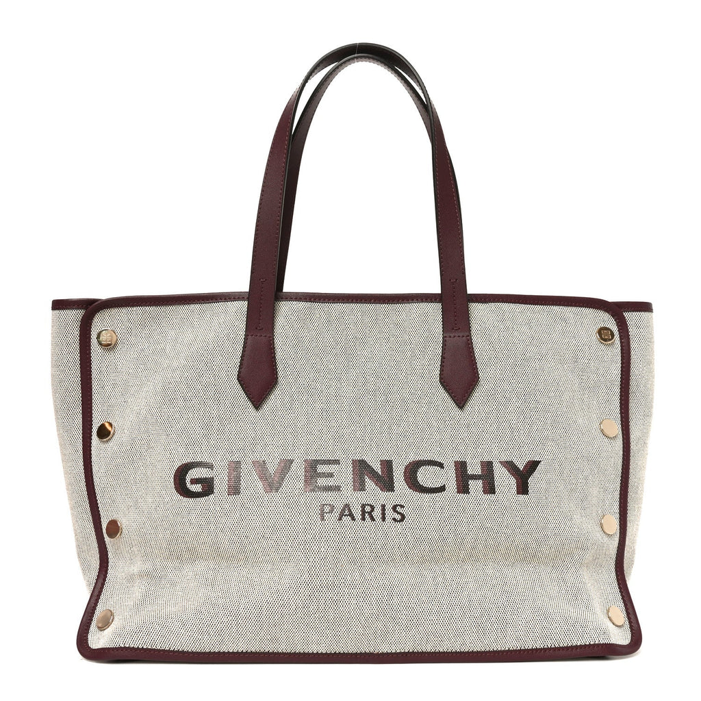 Canvas Medium Bond Shopper Tote Aubergine