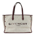 Canvas Medium Bond Shopper Tote Aubergine