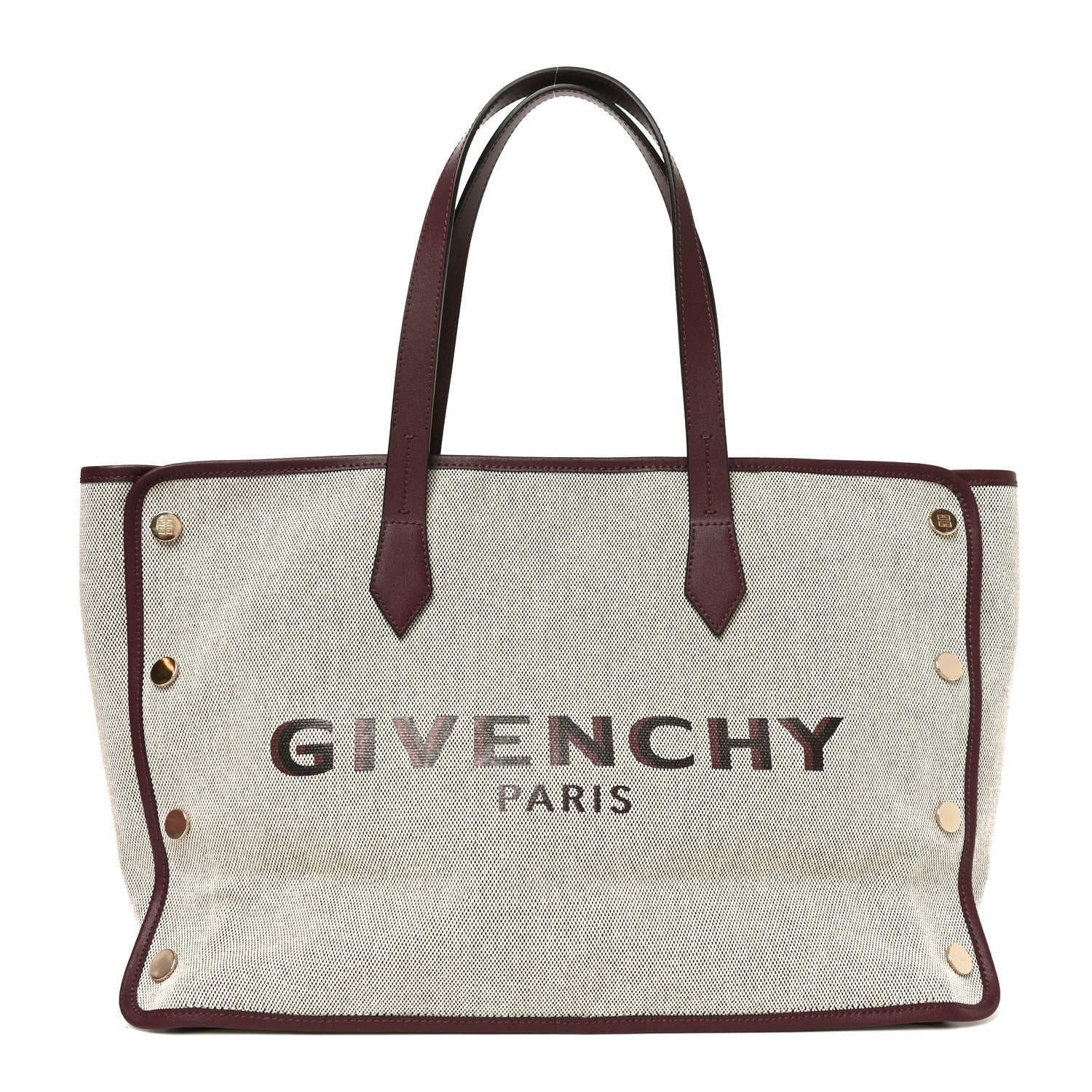 Canvas Medium Bond Shopper Tote Aubergine
