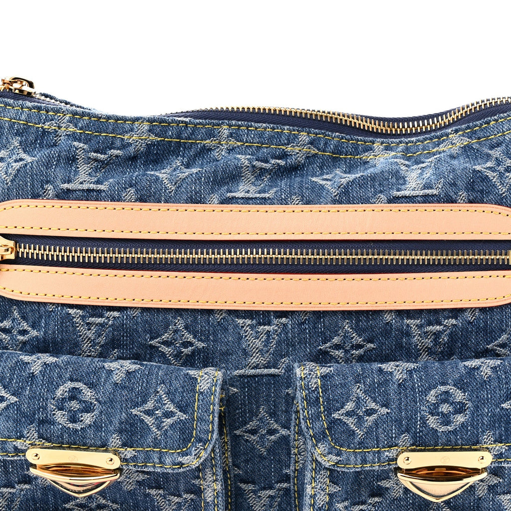 Monogram Denim Baggy NM Blue