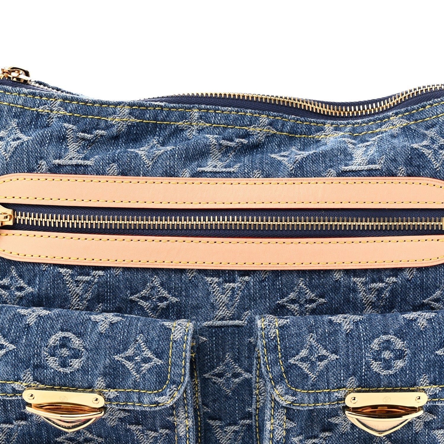 Monogram Denim Baggy NM Blue