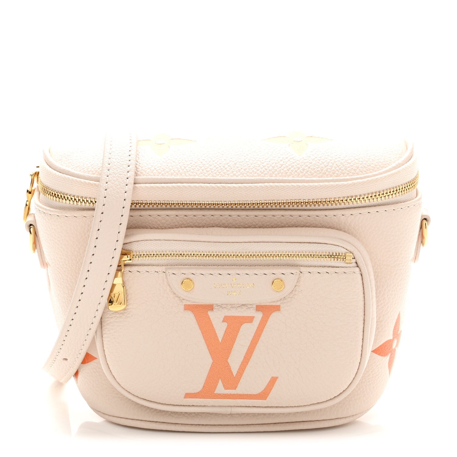 Empreinte Monogram Giant Mini By The Pool Bumbag  Cream Saffron