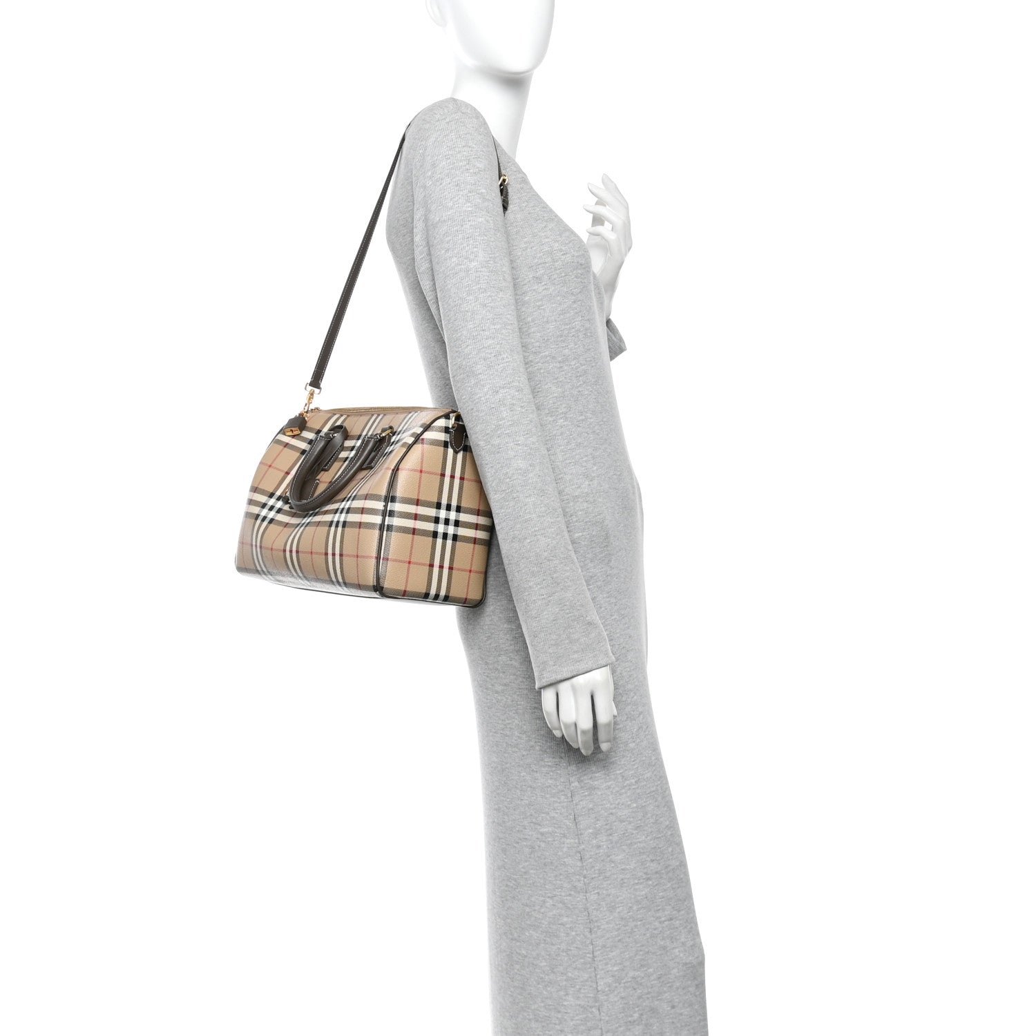 Horseferry Check Medium Bowling Bag Military