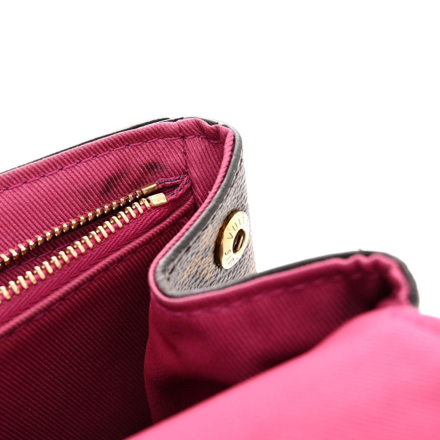 Monogram Cluny BB Bordeaux Fuchsia