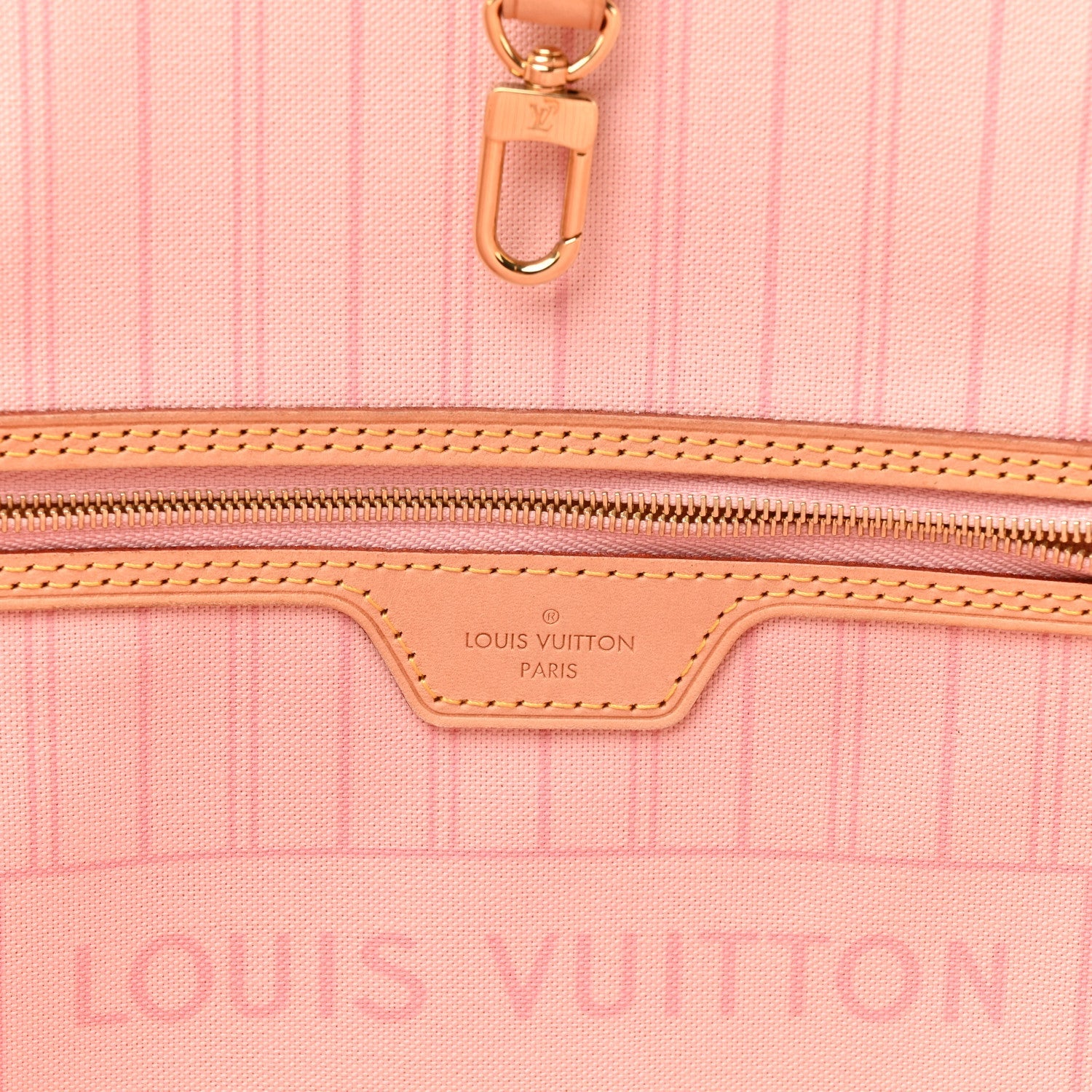 Damier Azur Neo Neverfull MM Rose Ballerine