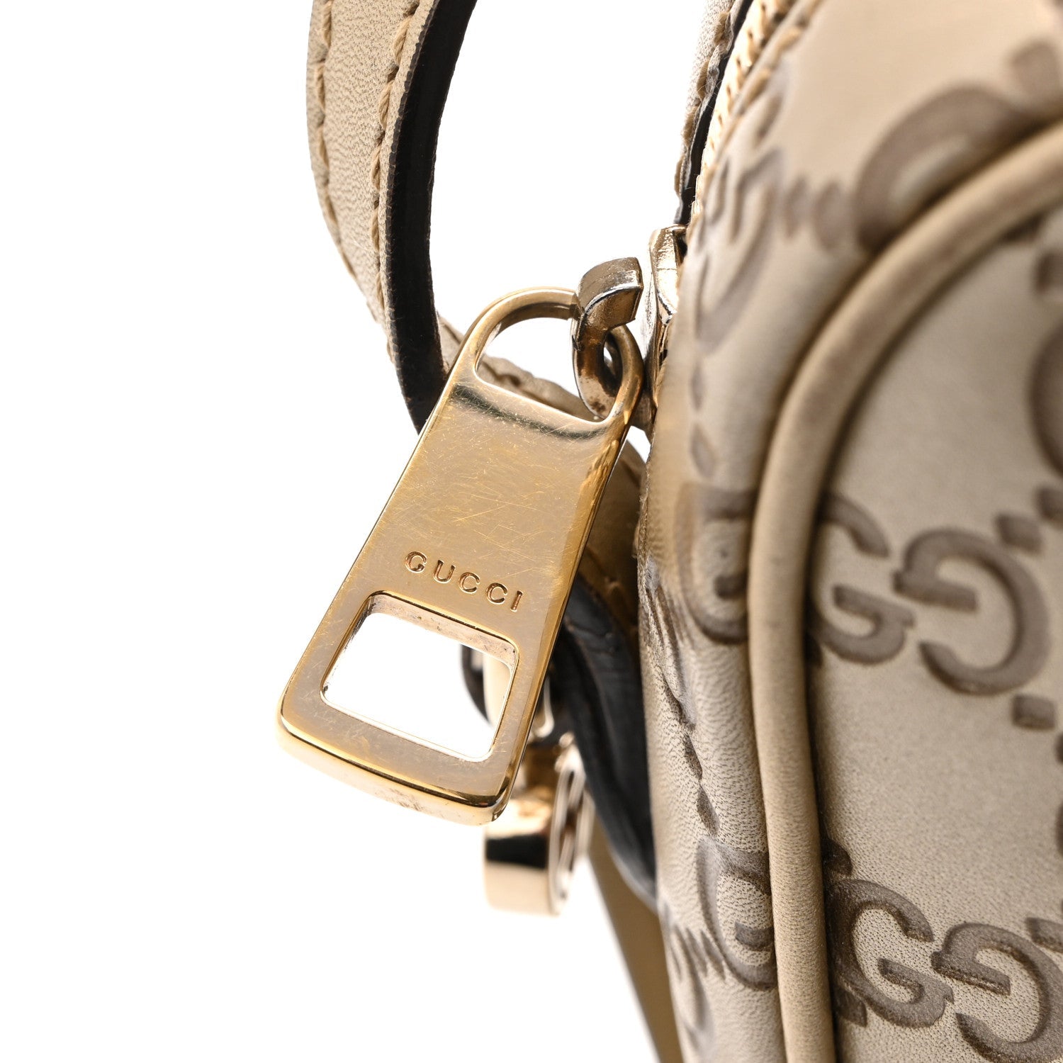 Guccissima Mini Bree Messenger Bag Gold