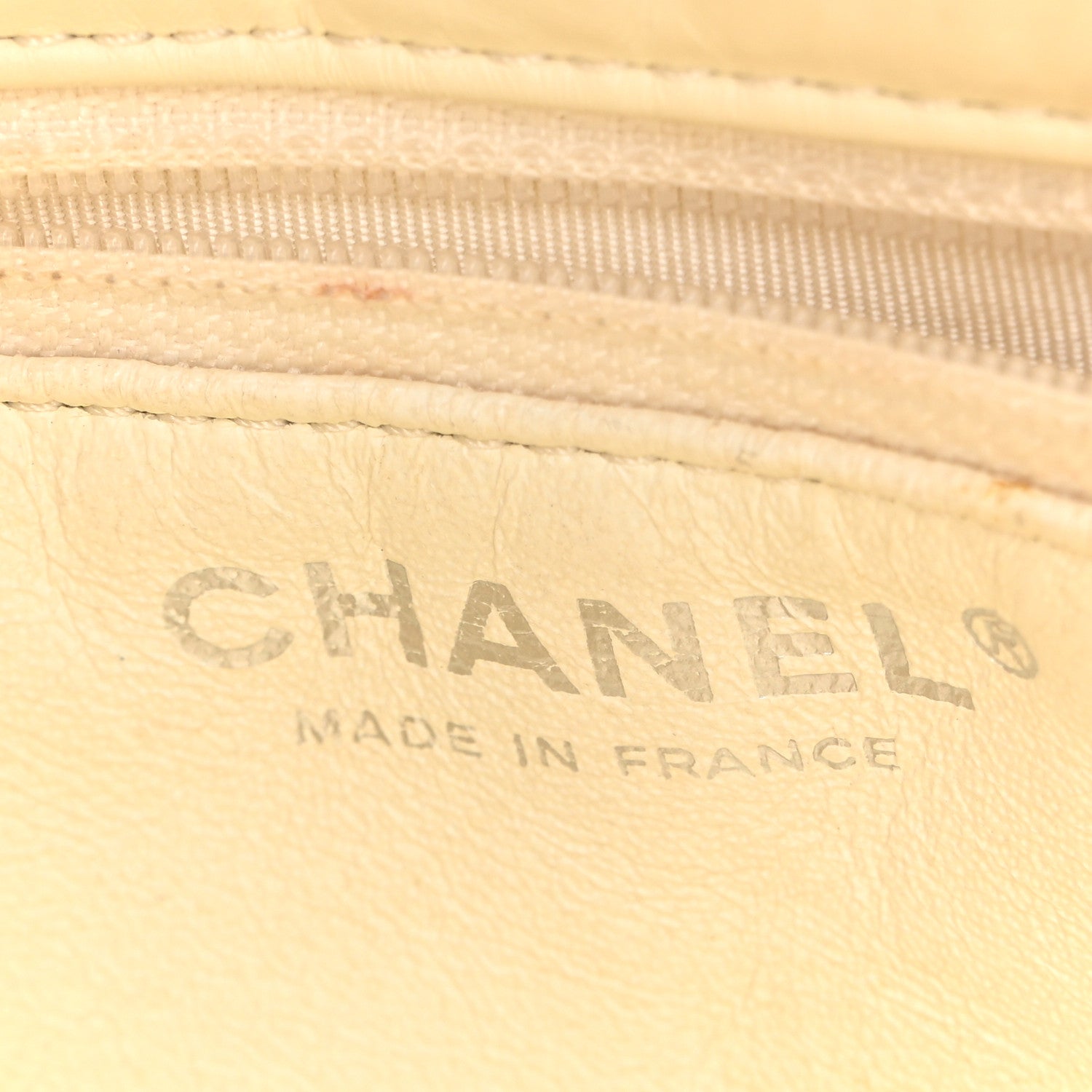 Aged Calfskin Quilted Reissue 2.55 Tote Ivory