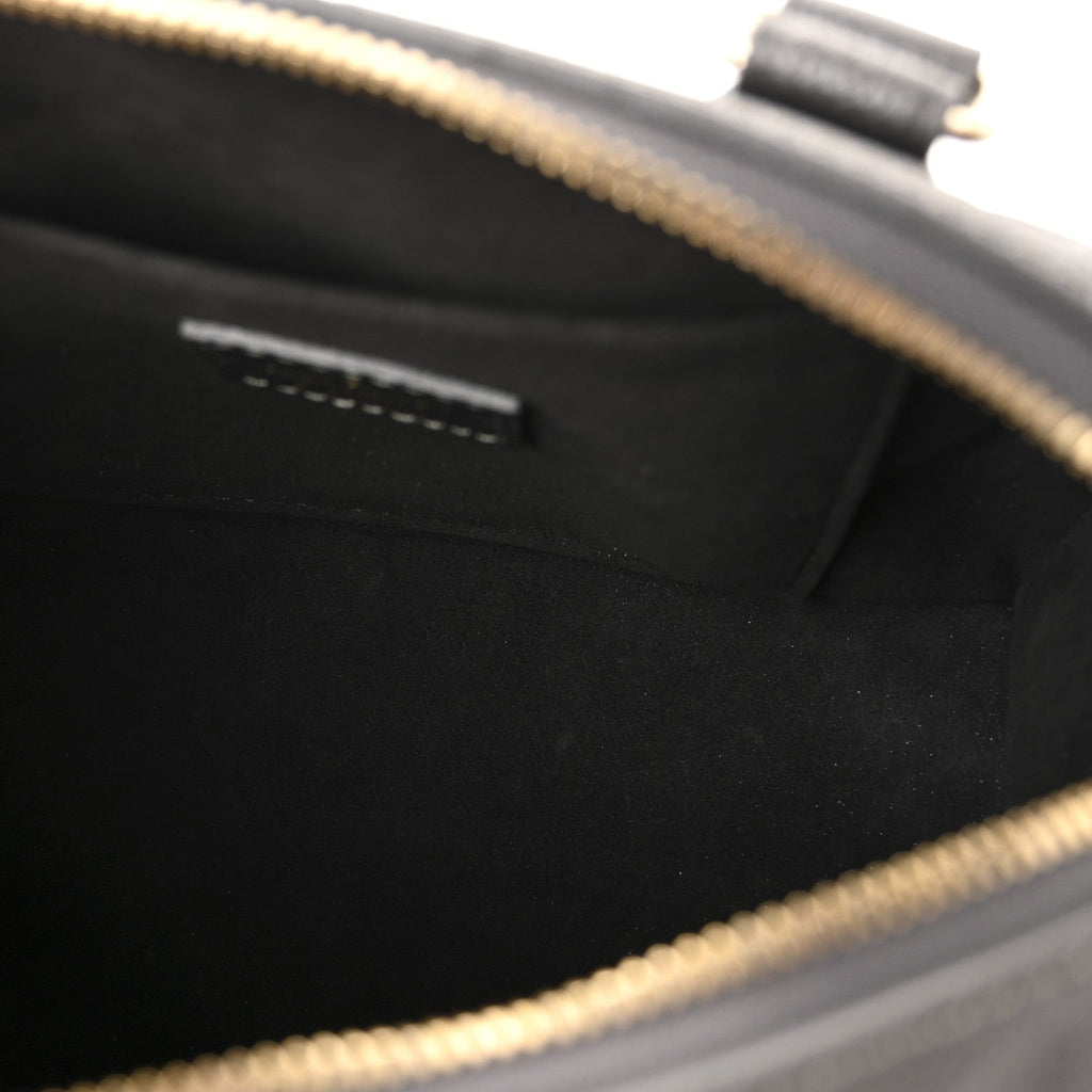 Shimmery Empreinte Monogram Giant Speedy Bandouliere 20 Gun Metal