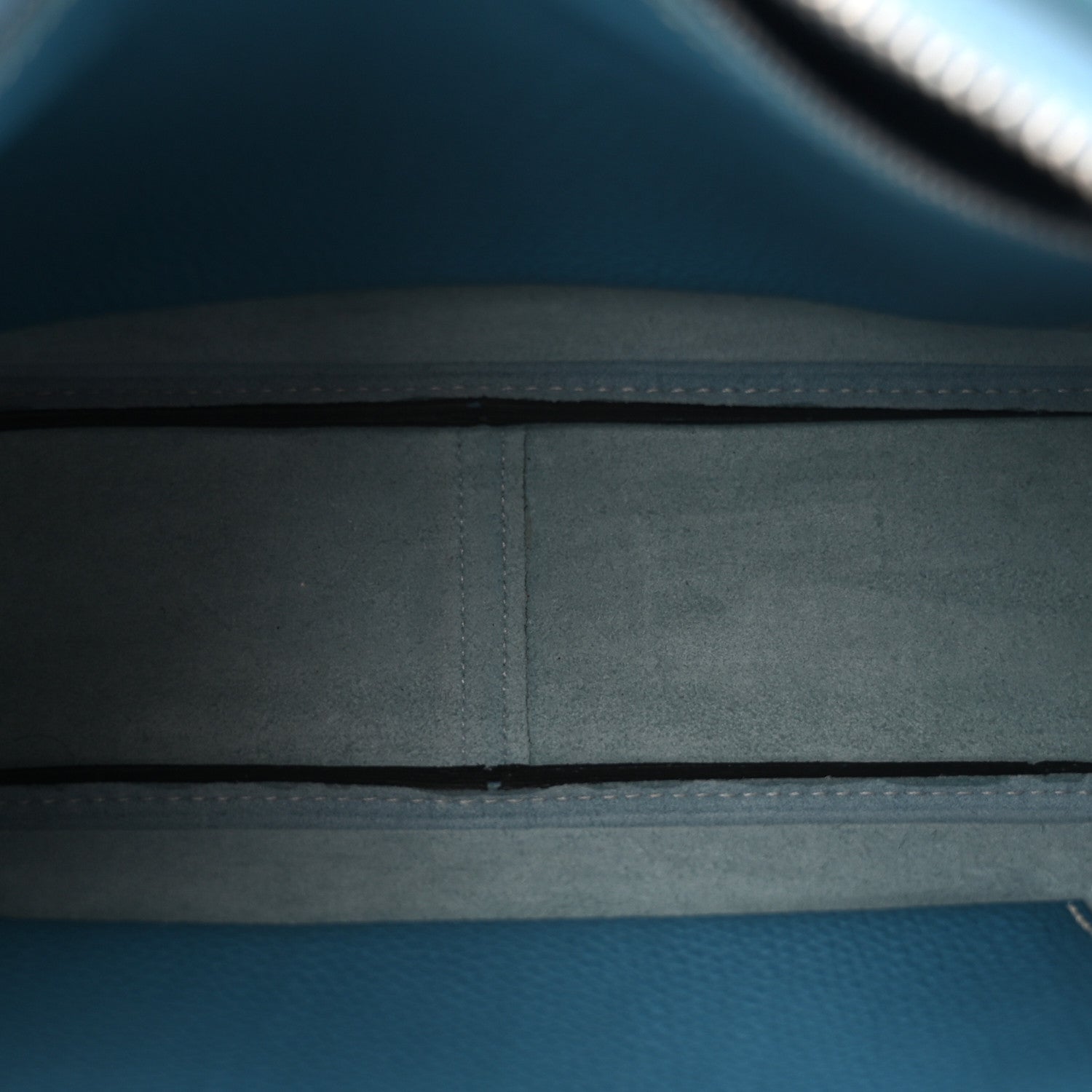 Togo Trim II 31 Shoulder Bag Blue Jean