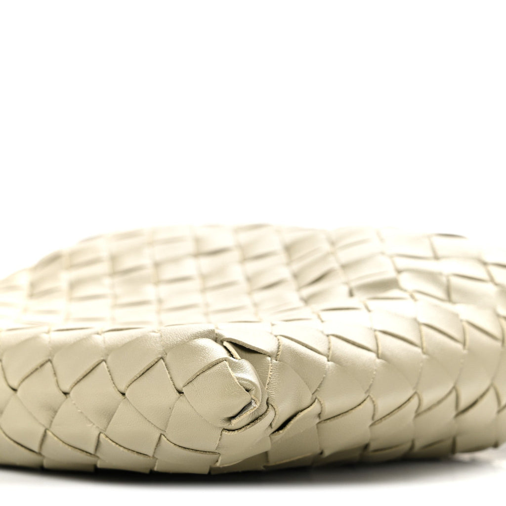 Calfskin Intrecciato Mini Hop Travertine