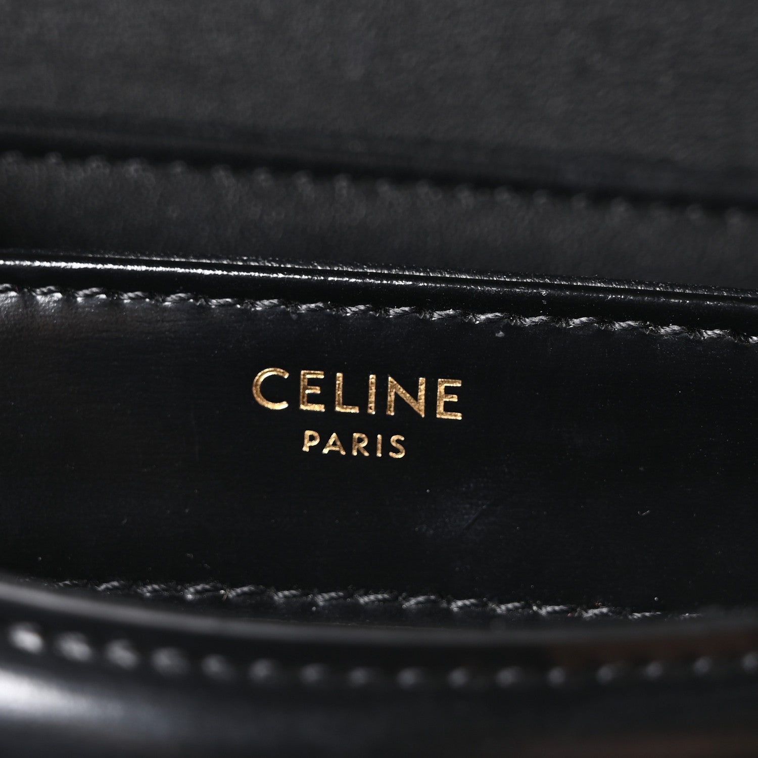 Shiny Calfskin Teen Besace Black