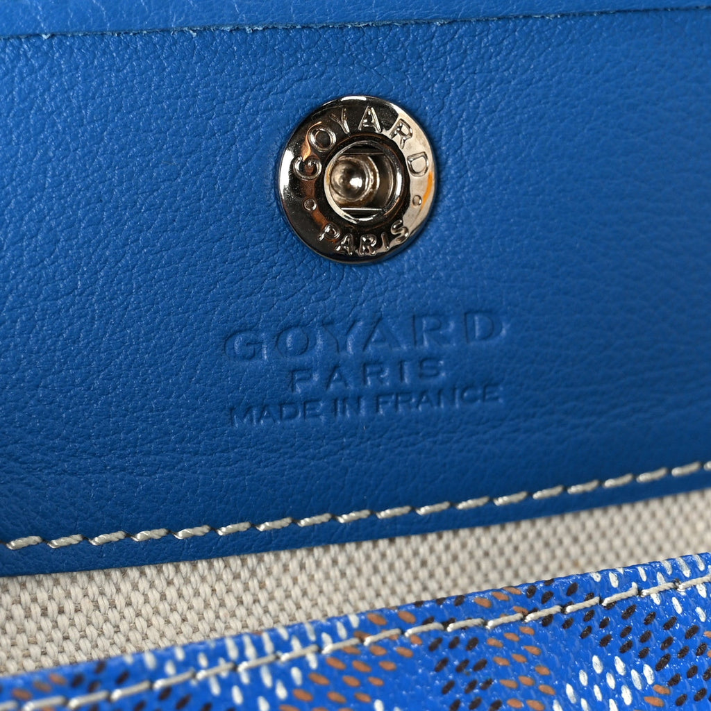 Goyardine Reversible Mini Anjou Sky Blue