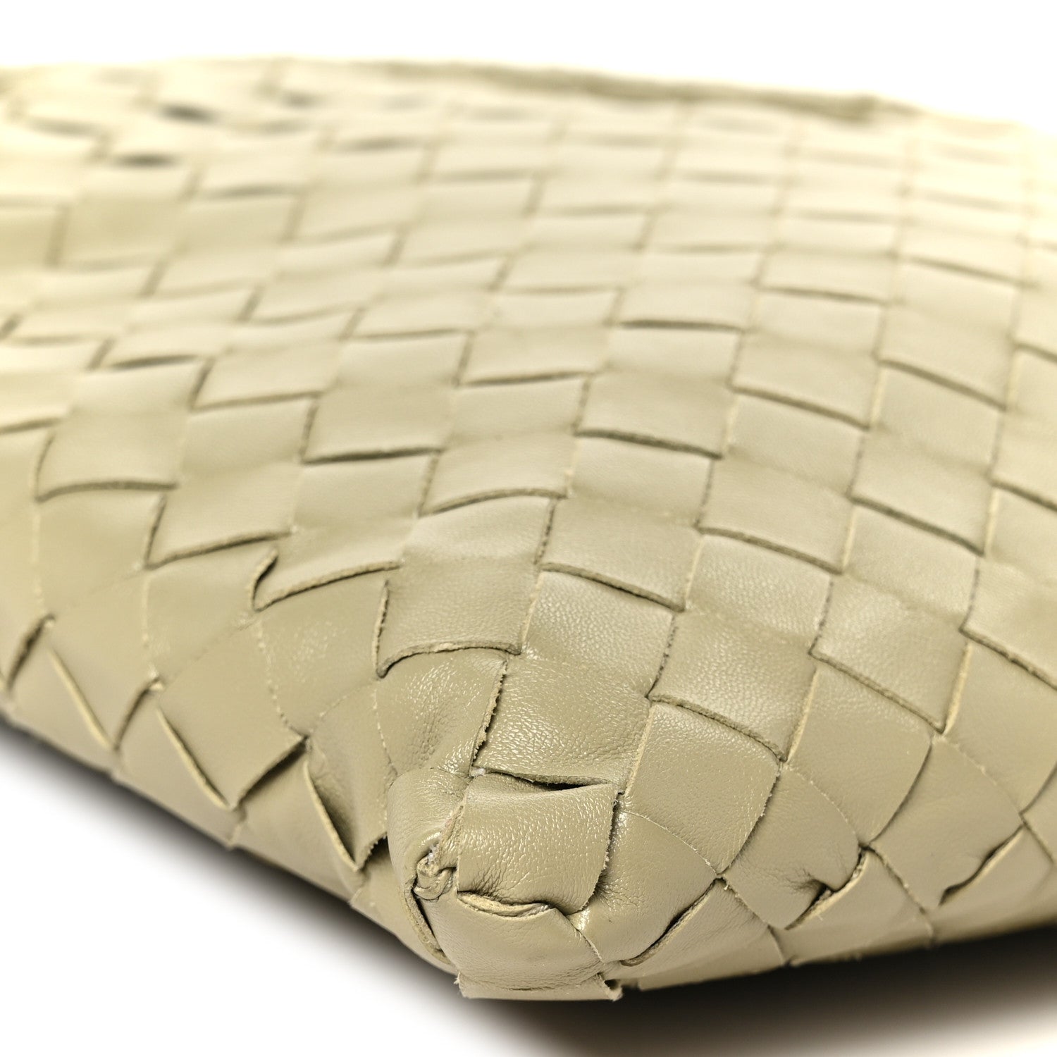 Calfskin Intrecciato Small Hop Travertine