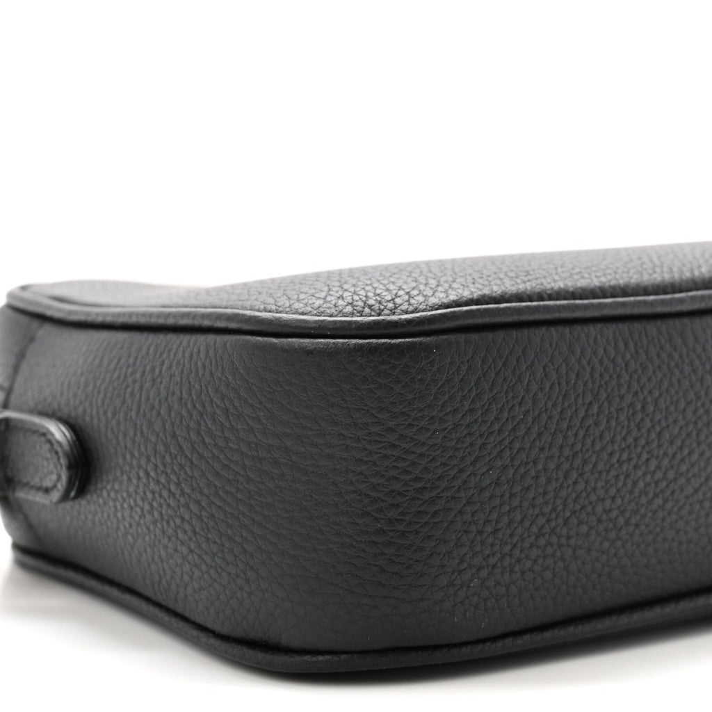 Grained Calfskin TB Small Camera Bag Black