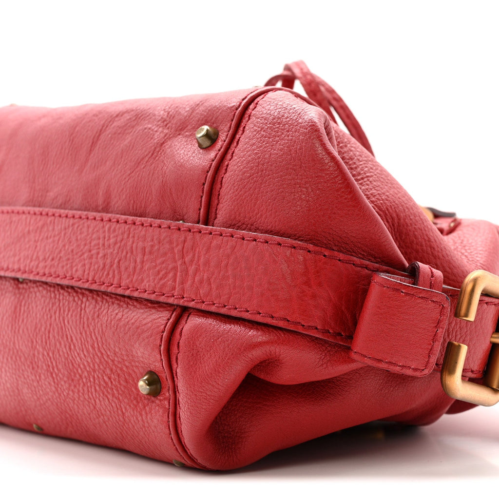 Calfskin Medium Paddington Satchel Rouge