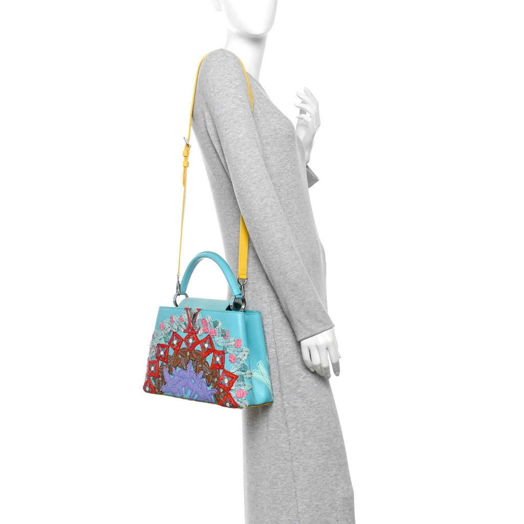 Calfskin Lizard Artycapucines Tschabalala Self PM Multicolor