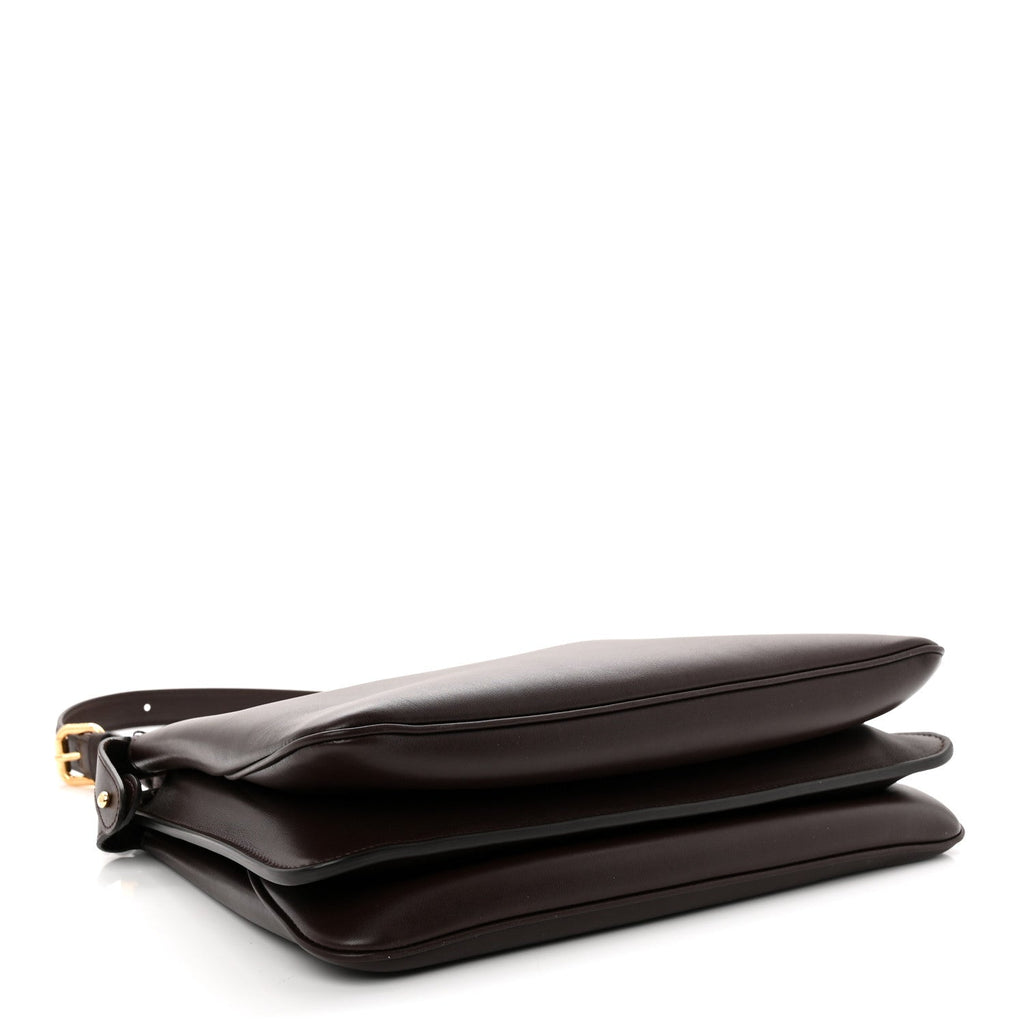 Vitello Medium Soft Peekaboo  Dark Brown