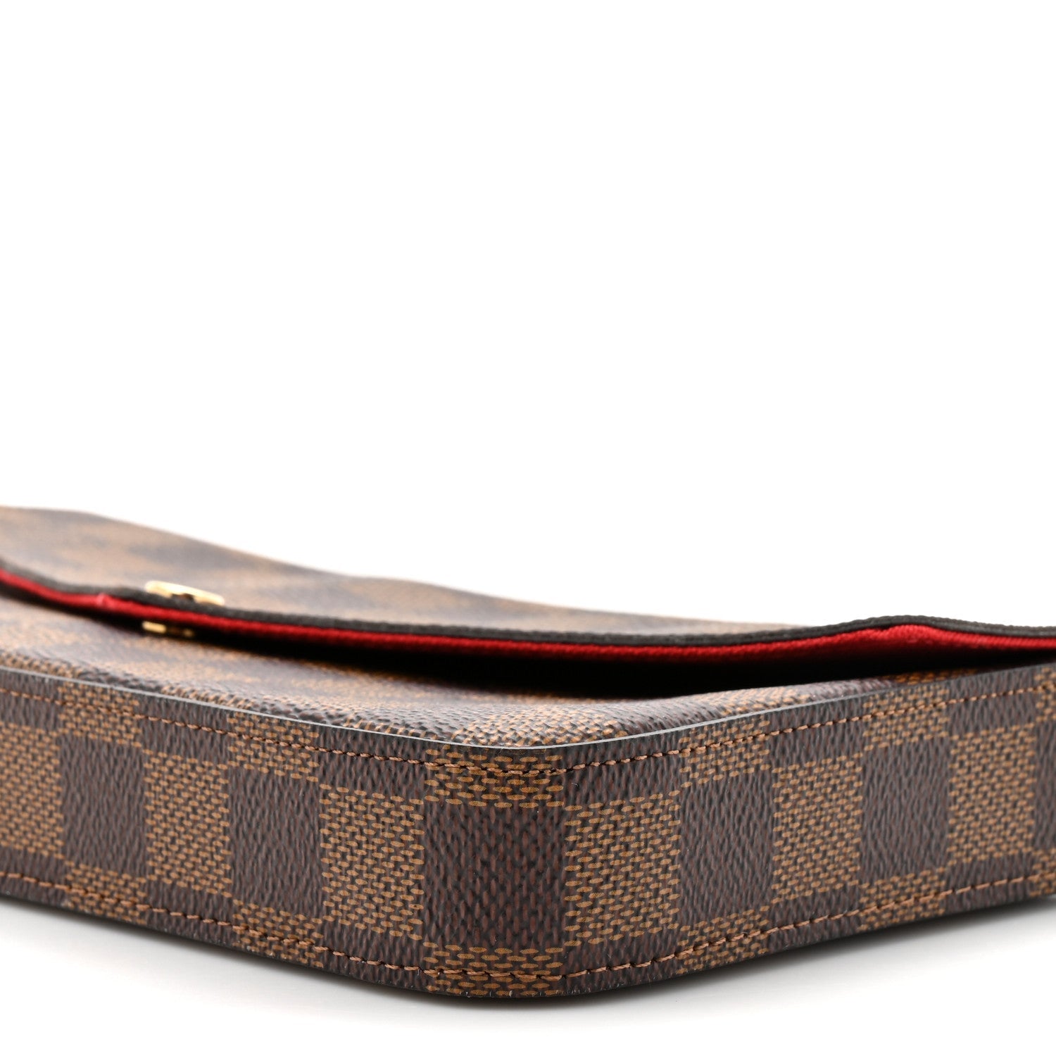 Monogram Pochette Felicie Chain Wallet Fuchsia