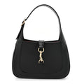 Calfskin Small Jackie Shoulder Bag Black