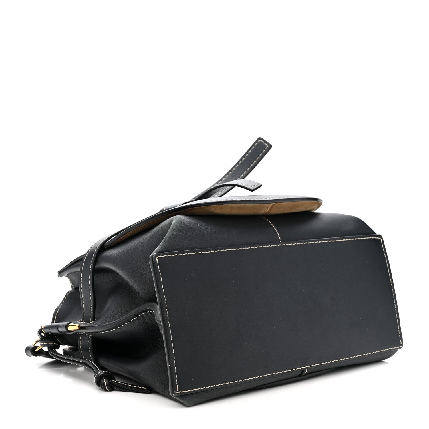 Calfskin Small Gate Tote Midnight Blue
