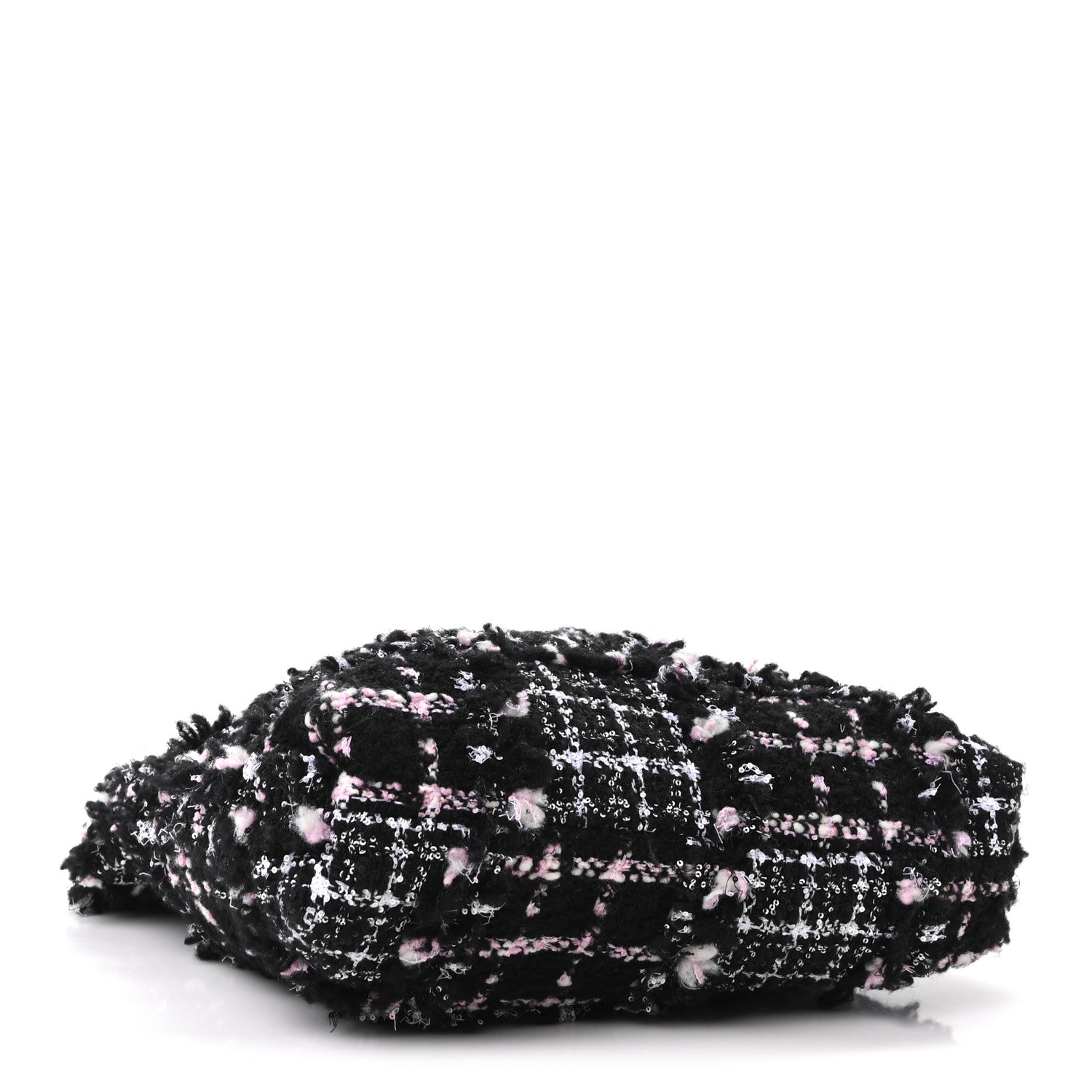 Tweed Patchwork Quilted Small Chanel 22 Black Pink White